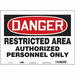 Safety Sign 10 inx14 in Vinyl
