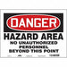 Safety Sign 10 in x 14 in Vinyl