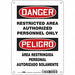 Safety Sign 10 in x 7 in Polyethylene