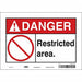Safety Sign 7 inx10 in Vinyl