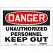 Safety Sign 10 in x 14 in Vinyl