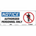 Safety Sign 7 in x 17 in Aluminum