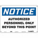 Safety Sign 10 inx14 in Aluminum