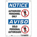 Safety Sign 10 inx7 in Aluminum