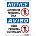 Safety Sign 14 inx10 in Aluminum