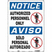 Safety Sign 20 in x 14 in Aluminum