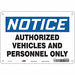 Safety Sign 7 in x 10 in Aluminum