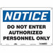 Safety Sign 10 inx14 in Aluminum