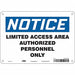 Safety Sign 7 in x 10 in Aluminum
