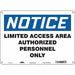 Safety Sign 10 inx14 in Aluminum