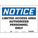 Safety Sign 10 in x 14 in Vinyl