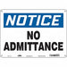 J6998 Safety Sign 10 inx14 in Aluminum