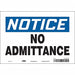 J6998 Safety Sign 7 in x 10 in Vinyl
