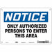 Safety Sign 7 in x 10 in Aluminum