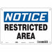 Safety Sign 7 in x 10 in Polyethylene