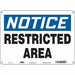 Safety Sign 10 in x 14 in Polyethylene