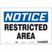 Safety Sign 7 in x 10 in Vinyl