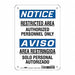 Safety Sign 10 inx7 in Vinyl
