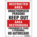 Safety Sign 14 inx10 in Polyethylene