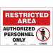 Safety Sign 10 inx14 in Vinyl