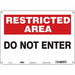 Safety Sign 10 inx14 in Aluminum