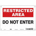 Safety Sign 7 inx10 in Polyethylene