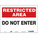 Safety Sign 10 inx14 in Vinyl