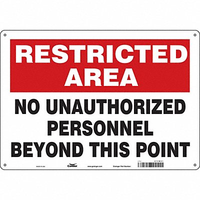 Safety Sign 14 inx20 in Polyethylene