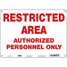 Safety Sign 10 inx14 in Aluminum