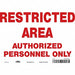 Safety Sign 7 in x 10 in Vinyl