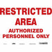 Safety Sign 10 inx14 in Vinyl
