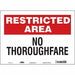 Safety Sign 10 in x 14 in Vinyl