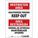 Safety Sign 10 inx7 in Vinyl