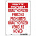 Safety Sign 10 inx7 in Polyethylene