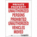 Safety Sign 10 in x 7 in Vinyl