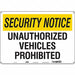 Safety Sign 14 in x 20 in Polyethylene
