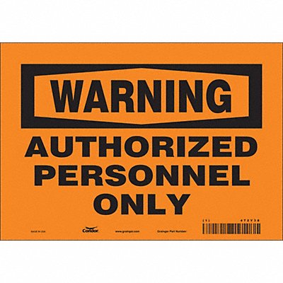 Safety Sign 7 in x 10 in Vinyl