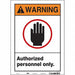 Safety Sign 14 in x 10 in Vinyl