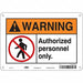 Safety Sign 7 in x 10 in Aluminum