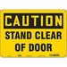 Safety Sign 10 in x 14 in Aluminum