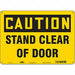 Safety Sign 10 in x 14 in Polyethylene