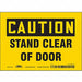 Safety Sign 5 in x 7 in Vinyl