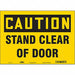 Safety Sign 10 in x 14 in Vinyl