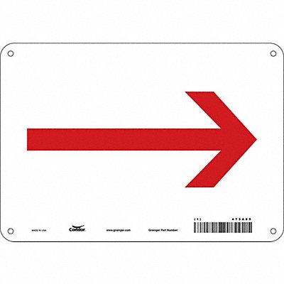 Safety Sign 7 in x 10 in Polyethylene