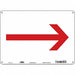 Safety Sign 10 in x 14 in Polyethylene