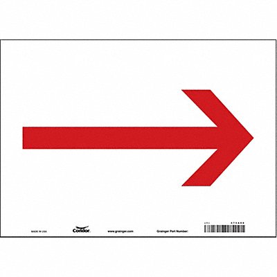 Safety Sign 10 in x 14 in Vinyl