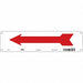 Safety Sign 3 1/2 in x 14 in Aluminum