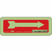 Safety Sign 2 1/2 in x 7 in Polyethylene