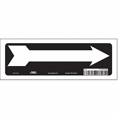 Safety Sign 3 1/2 in x 10 in Vinyl
