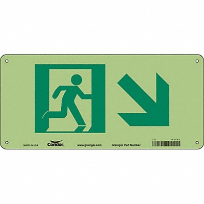 Safety Sign 5 in x 14 in Aluminum